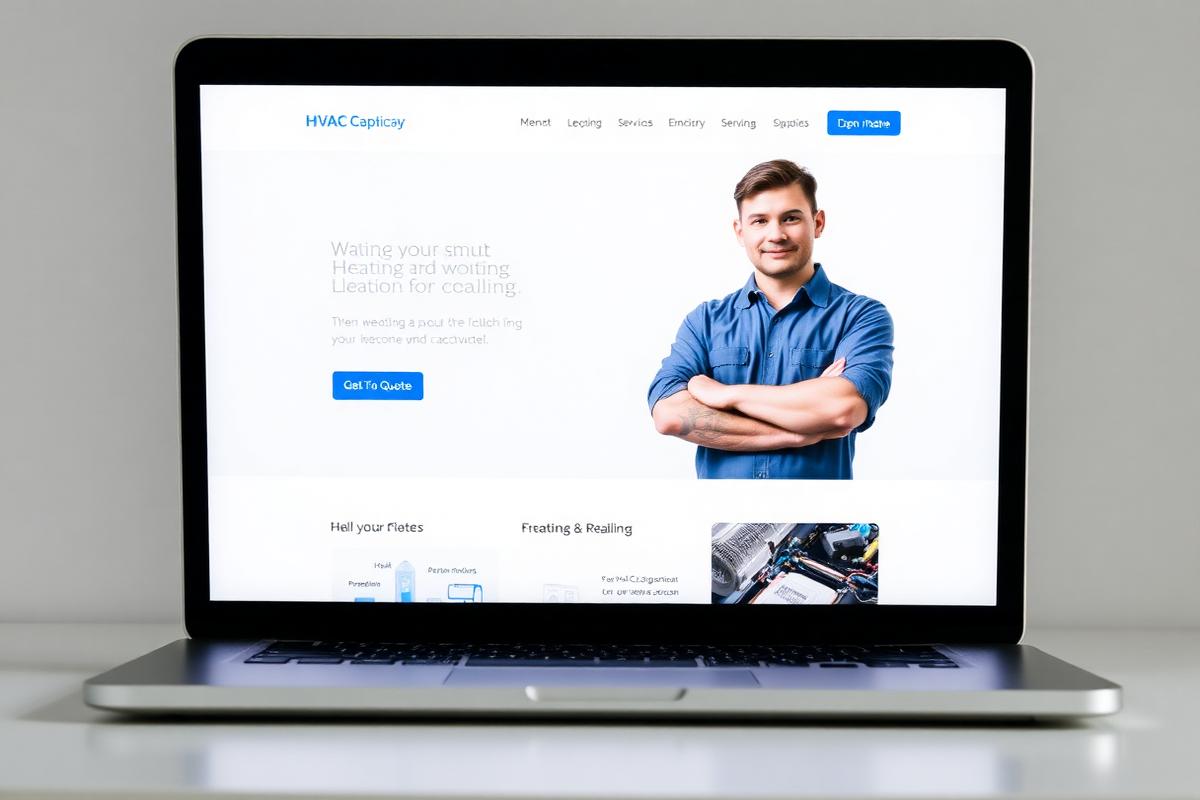 HVAC Services website design