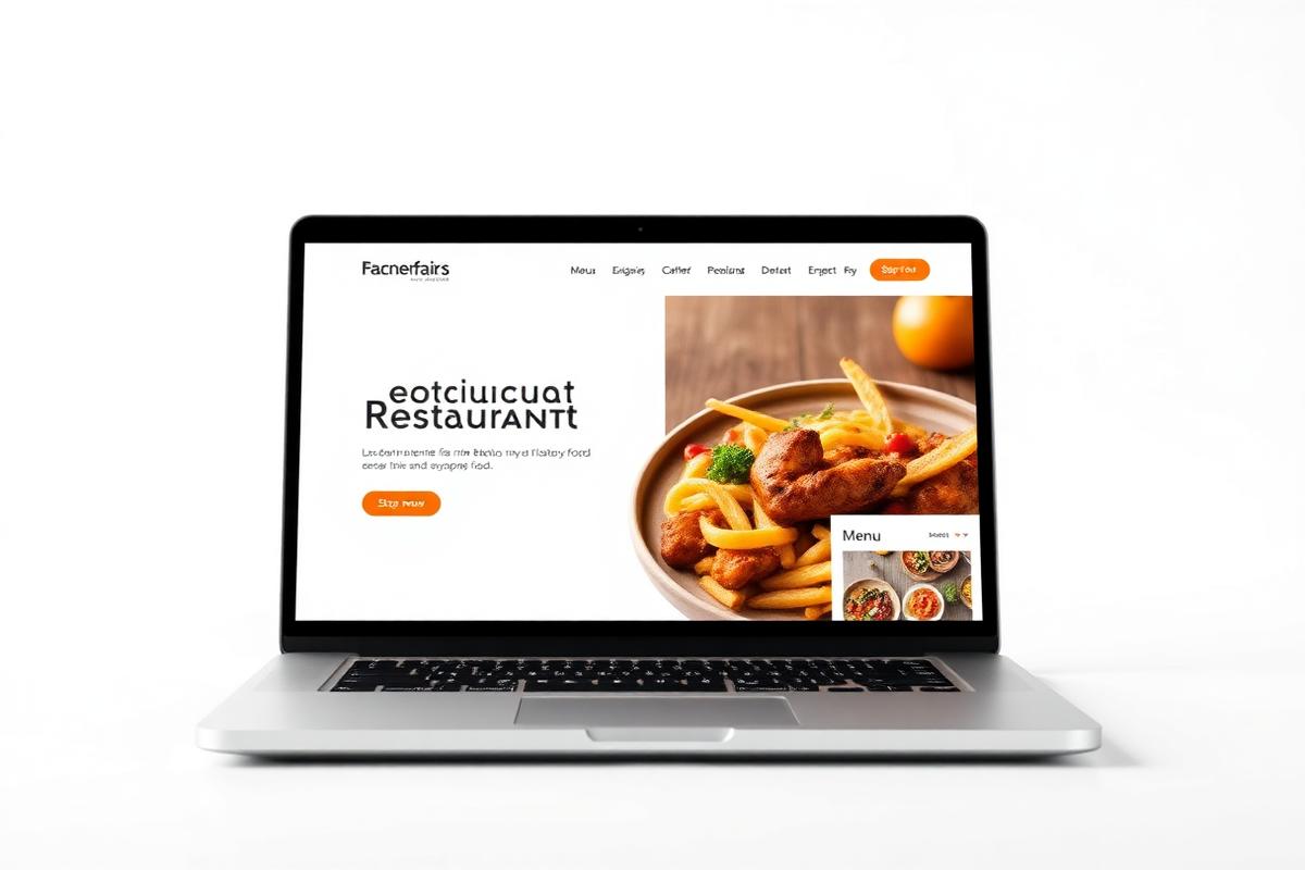 Local Restaurant website design