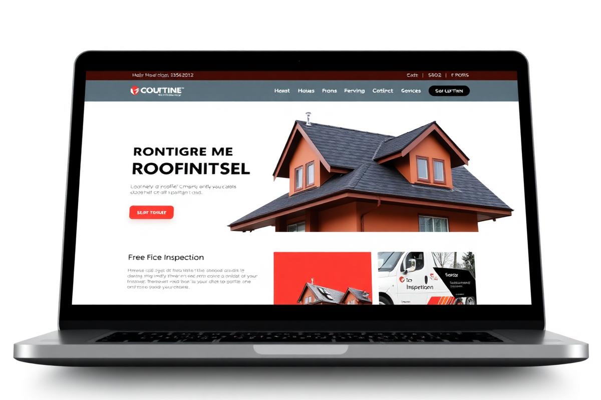 Roofing Contractor website design